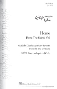 Home SATB choral sheet music cover Thumbnail